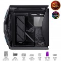 Vỏ Case Asus ROG Strix Hyperion GR701 Black (Mid Tower, E-ATX, 2 mặt cường lực có bản lề, USB-C 60W, Sẵn 3 Fan, Max 7 Fan)