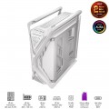 Vỏ Case Asus ROG Strix Hyperion GR701 White (Mid Tower, E-ATX, 2 mặt cường lực có bản lề, USB-C 60W, Sẵn 3 Fan, Max 7 Fan)