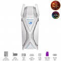 Vỏ Case Asus ROG Strix Hyperion GR701 White (Mid Tower, E-ATX, 2 mặt cường lực có bản lề, USB-C 60W, Sẵn 3 Fan, Max 7 Fan)