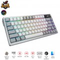 Bàn phím cơ không dây Asus ROG Azoth White NX Storm Switch (75 phím, USB-C, Bluetooth, RF 2.4GHz, Hotswap, Màn OLED)