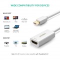 Đầu chuyển Mini Displayport sang HDMI Ugreen 40361 (Hỗ trợ 4Kx2K/30Hz, Dài 18cm)