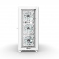Vỏ case Jetek Squid Game Z6 White (E-ATX, Kính cường lực có bản lề, Sẵn 4 fan RGB, Max 7 fan)