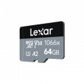 Thẻ nhớ MicroSDXC 64GB LEXAR 1066x SILVER Series 160MB/s (LMS1066064G-BNANG) UHS-I, U3, V30, A2
