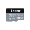 Thẻ nhớ MicroSDXC 128GB LEXAR 1066x SILVER Series 160MB/s (LMS1066128G-BNANG) UHS-I, U3, V30, A2