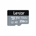 Thẻ nhớ MicroSDXC 256GB LEXAR 1066x SILVER Series 160MB/s (LMS1066256G-BNANG) UHS-I, U3, V30, A2