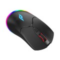 Chuột Gaming không dây EDRA EM623W Black (Bluetooth + 2.4GHz, 3200DPI, Led RGB)
