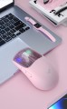 Chuột Gaming Không Dây AULA SC560 Pink (10.000 DPI, 3 chế độ kết nối, Trọng lượng 55g siêu nhẹ, LED RGB)