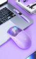 Chuột Gaming Không Dây AULA SC560 Purple (10.000 DPI, 3 chế độ kết nối, Trọng lượng 55g siêu nhẹ, LED RGB)
