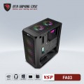 Vỏ case VSP Gaming FA03 (ATX, Chưa bao gồm fan, Max 8 fan)