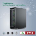 Vỏ case VSP Thinkstation P710 Black (EATX, 1 mặt cường lực có bản lề, Chưa bao gồm Fan, Max 7 fan)