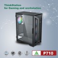 Vỏ case VSP Thinkstation P710 Black (EATX, 1 mặt cường lực có bản lề, Chưa bao gồm Fan, Max 7 fan)