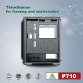 Vỏ case VSP Thinkstation P710 Black (EATX, 1 mặt cường lực có bản lề, Chưa bao gồm Fan, Max 7 fan)