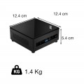 PC MINI MSI CUBI 5 I3 BAREBONE (Intel Core I3-1215U, B0A8, Wifi 6E AX 211, Bluetooth  5.3, Black)