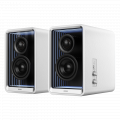 Loa Bluetooth EDIFIER QR65 White (70W, Bluetooth 5.3, RCA, USB, Sạc TurboGaN 65W, LED RGB)