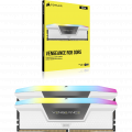 Ram Desktop DDR5 Corsair 32GB (2x16GB) 6000MHz VENGEANCE RGB White (CMH32GX5M2E6000C36W)