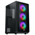 Vỏ case Xigmatek FLY 3GF Black - EN43871 (ATX, 2 mặt cường lực, Sẵn 3 fan RGB, Max 8 fan)