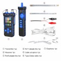 Máy test mạng đa năng 9 trong 1 có POE NOYAFA NF-8508 (Đo công suất + soi quang, Test + dò cáp mạng, Màn LCD, Pin sạc)