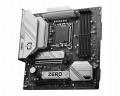 Mainboard MSI B760M PROJECT ZERO (LGA1700, 4x DDR5, HDMI, Displayport, M.2 PCIe 4.0, WiFi 6E)