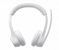 Tai nghe không dây On-ear Logitech ZONE 300 Off-White (981-001418) (Bluetooth 5.3, Mic xoay, Pin 20 giờ)