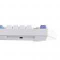 Bàn Phím Cơ Có Dây Vỏ Nhôm LEOBOG Hi75 Xanh Dương - Trắng - Tím Grey Wood V3 Switch (81 phím, USB-C, Gasket mount, Hotswap)