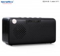 Loa di động Soundmax AT100 (3W, Bluetooth, TF Card, FM, Mặt đồng hồ)