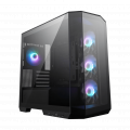 Vỏ case MSI MAG PANO M100R PZ Black (m-ATX, Sẵn 4 fan ARGB, Max 10 fan, RAD 360)