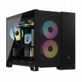 Vỏ case Corsair 2500D Airflow Mid-Tower TG Black (CC-9011263-WW) (m-ATX, Chưa bao gồm Fan, Max 11 Fan, Rad 360)
