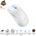 Chuột gaming không dây Asus ROG Keris II Ace Moonlight White (54g siêu nhẹ, 3 mode, 42.000 DPI, 8000 Hz Polling Rate)