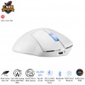 Chuột gaming không dây Asus ROG Keris II Ace Moonlight White (54g siêu nhẹ, 3 mode, 42.000 DPI, 8000 Hz Polling Rate)