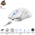 Chuột gaming không dây Asus ROG Keris II Ace Moonlight White (54g siêu nhẹ, 3 mode, 42.000 DPI, 8000 Hz Polling Rate)