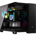 Vỏ case Corsair 2500X Mid-Tower TG Black (CC-9011265-WW) (m-ATX, 2 mặt cường lực, Chưa bao gồm Fan, Max 9 Fan, Rad 360)