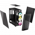 Vỏ case Corsair 480T RGB Airflow Mid-Tower TG Black (CC-9011272-WW) (E-ATX, Sẵn 3 Fan RGB, Max 7 Fan, Rad 360)