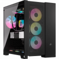 Vỏ case Corsair 6500D Airflow Mid-Tower TG Black (CC-9011259-WW) (E-ATX, Chưa bao gồm Fan, Max 13 Fan, Rad 360)