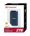 Ổ cứng di động SSD Transcend ESD410C 2TB USB3.2 Gen2x2 Type-C Màu Xanh Đen (TS2TESD410C)