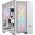 Vỏ case Corsair 6500D Airflow Mid-Tower TG White (CC-9011260-WW) (E-ATX, Chưa bao gồm Fan, Max 13 Fan, Rad 360)