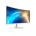 Màn Hình Cong MSI 34inch PRO MP341CQW (UWQHD, VA, 100Hz, 1ms, HDMI, Tích Hợp Loa, Màu Trắng)