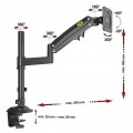 Giá treo màn hình North Bayou NB-M4 (Giá đơn/17-30in/Max9Kg, sơn tĩnh điện màu xám)