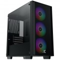 Vỏ case Xigmatek NYX AIR II 3F Black - EN41952 (m-ATX, Sẵn 3 fan RGB, Max 8 fan)