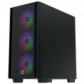 Vỏ case Xigmatek NYX AIR II 3F Black - EN41952 (m-ATX, Sẵn 3 fan RGB, Max 8 fan)
