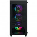 Vỏ case Xigmatek NYX AIR II 3F Black - EN41952 (m-ATX, Sẵn 3 fan RGB, Max 8 fan)