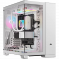 Vỏ case Corsair 6500X Mid-Tower TG White (CC-9011258-WW) (E-ATX, 2 mặt cường lực, Chưa bao gồm Fan, Max 10 Fan, Rad 360)