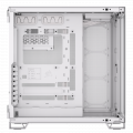 Vỏ case Corsair 6500X Mid-Tower TG White (CC-9011258-WW) (E-ATX, 2 mặt cường lực, Chưa bao gồm Fan, Max 10 Fan, Rad 360)