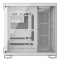 Vỏ case Corsair 6500X Mid-Tower TG White (CC-9011258-WW) (E-ATX, 2 mặt cường lực, Chưa bao gồm Fan, Max 10 Fan, Rad 360)