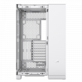 Vỏ case Corsair 6500X Mid-Tower TG White (CC-9011258-WW) (E-ATX, 2 mặt cường lực, Chưa bao gồm Fan, Max 10 Fan, Rad 360)