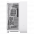 Vỏ case Corsair 6500X Mid-Tower TG White (CC-9011258-WW) (E-ATX, 2 mặt cường lực, Chưa bao gồm Fan, Max 10 Fan, Rad 360)