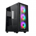 Vỏ case Xigmatek FLY II 3GF Black - EN44663 (ATX, 2 mặt cường lực, Sẵn 3 fan RGB, Max 6 fan)