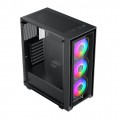Vỏ case Xigmatek FLY II 3GF Black - EN44663 (ATX, 2 mặt cường lực, Sẵn 3 fan RGB, Max 6 fan)
