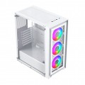 Vỏ case Xigmatek FLY II 3GF Arctic - EN44670 (ATX, 2 mặt cường lực, Sẵn 3 fan RGB, Max 6 fan)