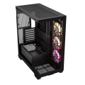 Vỏ case Corsair iCUE LINK 3500X RGB Mid-Tower TG Black (CC-9011280-WW) (E-ATX, Sẵn 3 Fan ARGB + HUB iCUE LINK, Max 10 Fan, Rad 360)