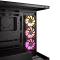 Vỏ case Corsair iCUE LINK 3500X RGB Mid-Tower TG Black (CC-9011280-WW) (E-ATX, Sẵn 3 Fan ARGB + HUB iCUE LINK, Max 10 Fan, Rad 360)